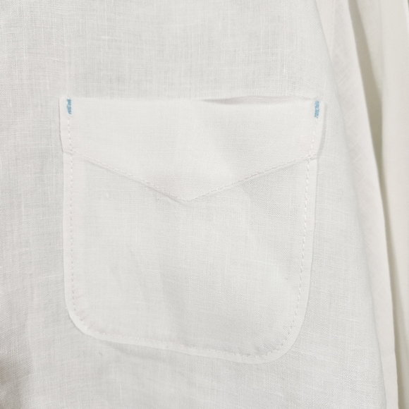 Tommy Bahama Shirt Men's 'Sea Glass Breezer' Relax 100% Linen Button Up, sz XXL - Picture 3 of 9